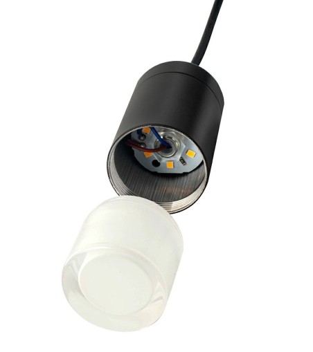 Lampa wisząca FLUSSO 43 GRANDE czarne