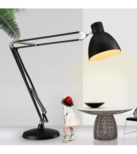 Lampa podłogowa GIGANT czarna - metal