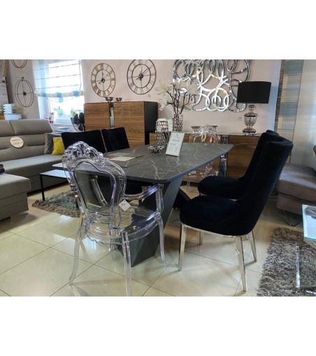 Krzesło KING ARM transparentne - poliwęglan