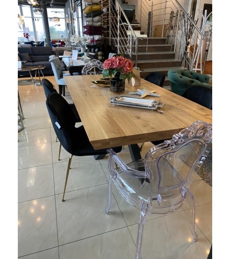 Krzesło KING ARM transparentne - poliwęglan