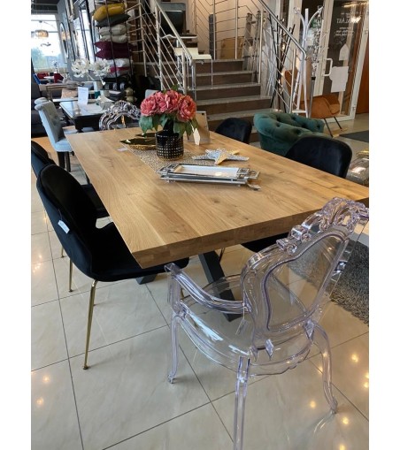 Krzesło KING ARM transparentne - poliwęglan