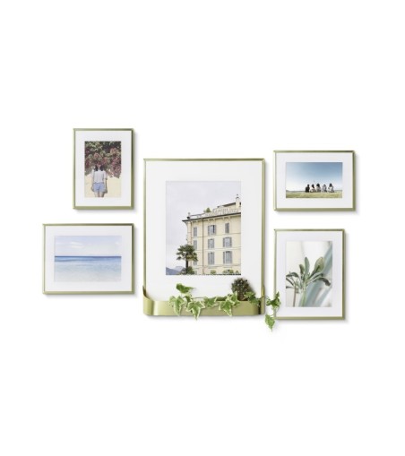 UMBRA zestaw 5 ramek na zdjęcia MATINNE  złote