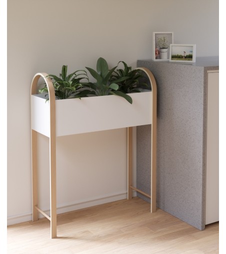 UMBRA organizer BELLWOOD biały naturalny