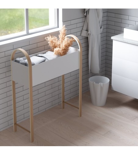 UMBRA organizer BELLWOOD biały naturalny