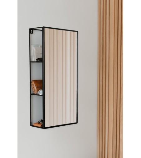 UMBRA lusto z półką CUBIKO czarne
