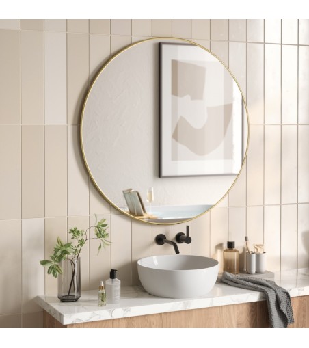 UMBRA lustro ścienne HUBBA 86 cm złote