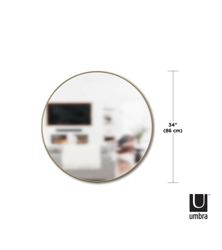 UMBRA lustro ścienne HUBBA 86 cm złote