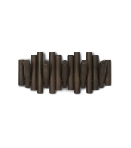 UMBRA wieszak na ubrania PICKET RAIL ciemny orzech