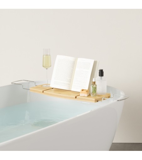 UMBRA półka na wannę AQUALA naturalna
