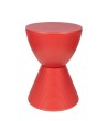 Stołek TAMBURO pastelowy koralowy - polipropylen