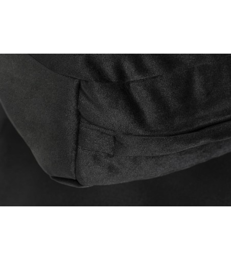 Fotel wiszący BUBBLE GOLD VELVET poduszka czarna