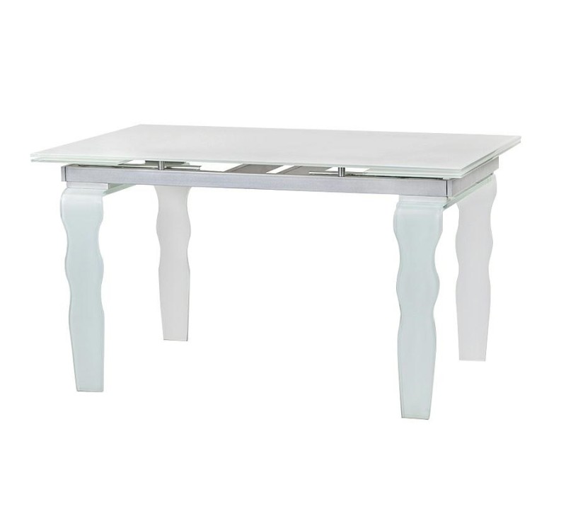 Stół szklany VENDOME OPTI WHITE biały - 200/300
