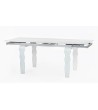 Stół szklany VENDOME OPTI WHITE biały - 200/300