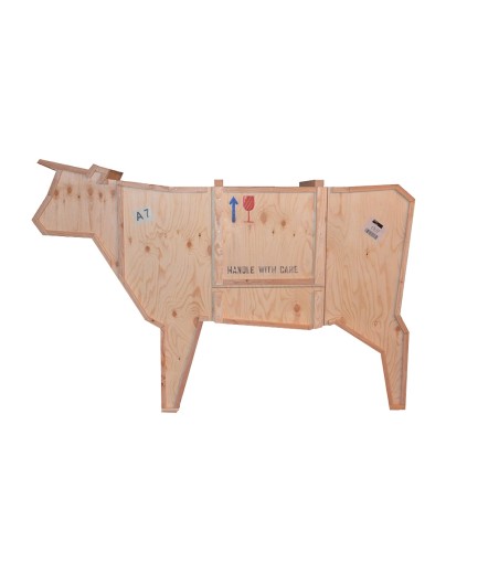 Kredens KROWA - drewno sklejka