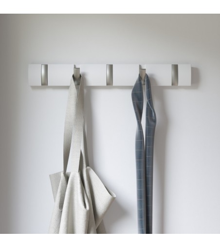 UMBRA wieszak na ubrania FLIP 5 biały