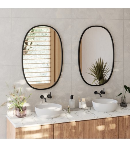 UMBRA lustro wiszące HUB 61 x 91 cm czarne