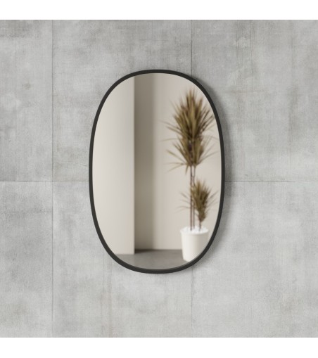 UMBRA lustro wiszące HUB 61 x 91 cm czarne