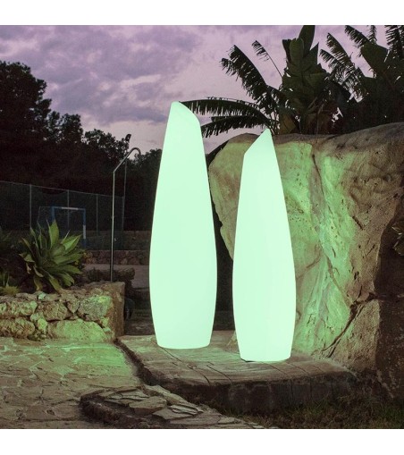 NEW GARDEN lampa ogrodowa FREDO 140 CABLE biała