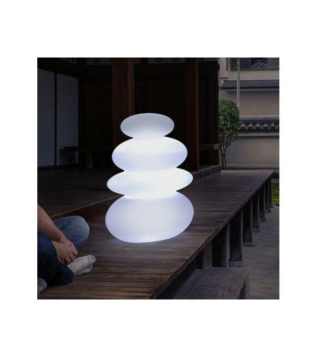 NEW GARDEN lampa ogrodowa BALANS CABLE biała