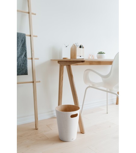 UMBRA kosz na śmieci WOODROW  - biały