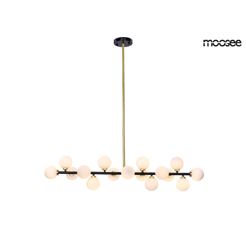 MOOSEE lampa wisząca COSMO LEVEL M - czarna, złota