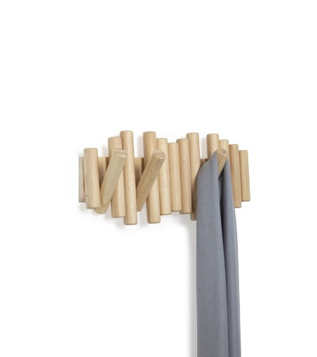 UMBRA wieszak na ubrania PICKET RAIL naturalny