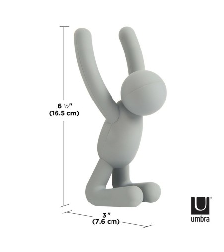 UMBRA wieszak ścienny BUDDY ciemnoszary - jasnoszary - biały