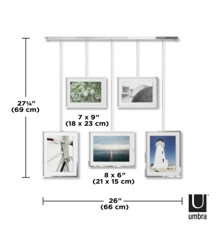 UMBRA ramka na zdjęcia EXHIBIT  chromowana