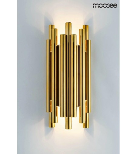 MOOSEE lampa ścienna ORGANO złota