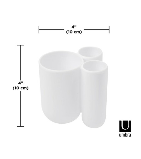 UMBRA kubek na szczoteczki  TOUCH - biały