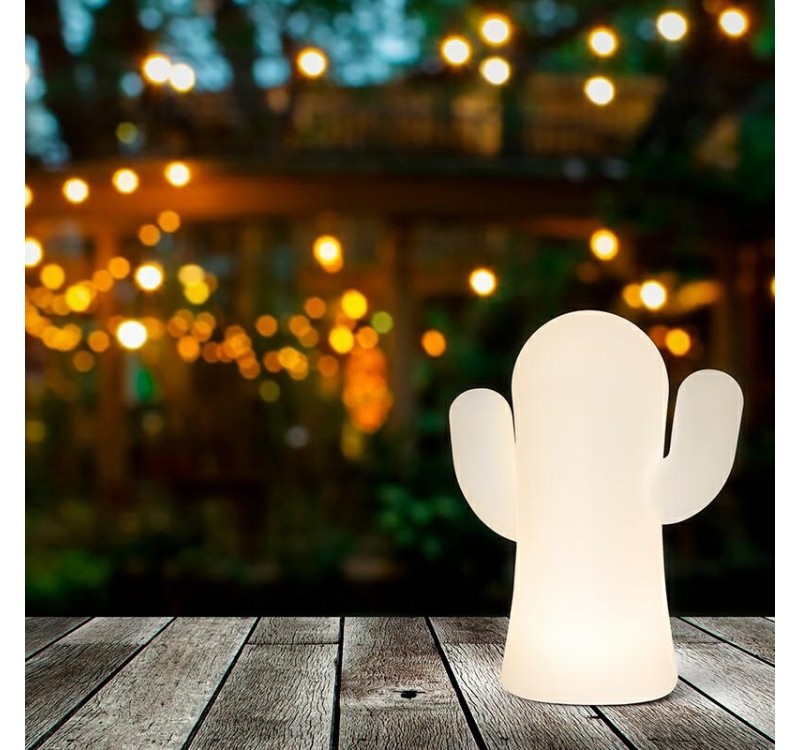 NEW GARDEN lampa ogrodowa PANCHITO BLANCO INDOOR & OUTDOOR biała