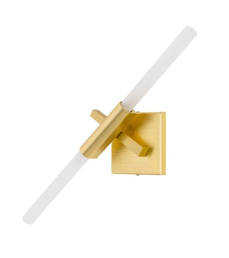 Lampa ścienna CANDELABR WALL złota - aluminium, szkło