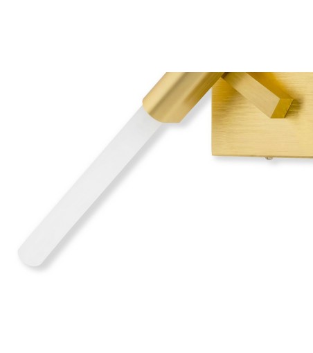 Lampa ścienna CANDELABR WALL złota - aluminium, szkło