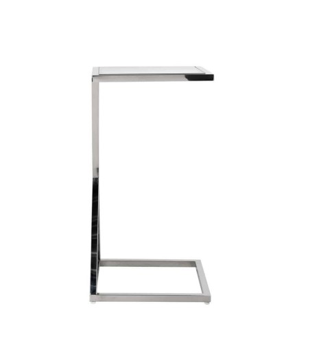 RICHMOND stolik PARAMOUNT - szkło, stal polerowana