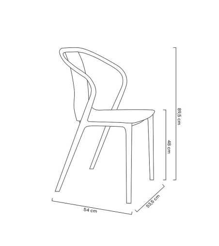 Krzesło VINCENT żółte