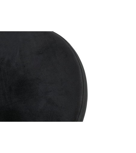 Fotel GABBIA STAND złoty z podnóżkiem