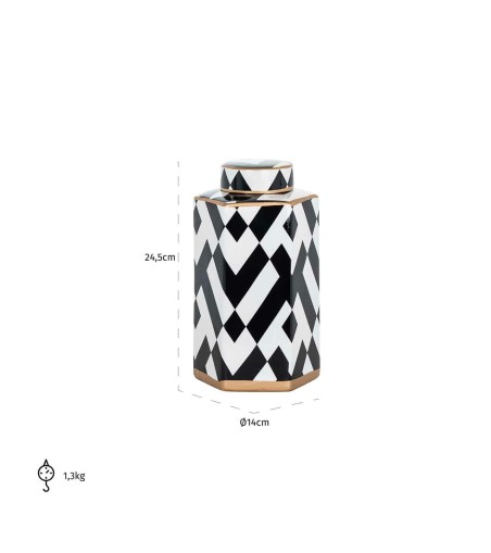 RICHMOND pojemnik ozdobny/wazon LATRELL SMALL