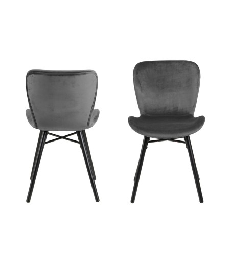 ACTONA krzesło BATILDA -1A ciemny szary