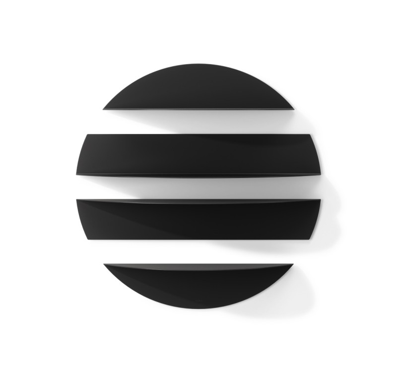 UMBRA półki ścienne SOLIS czarne