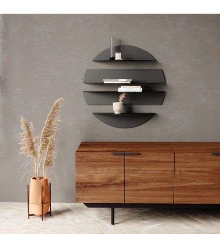 UMBRA półki ścienne SOLIS czarne