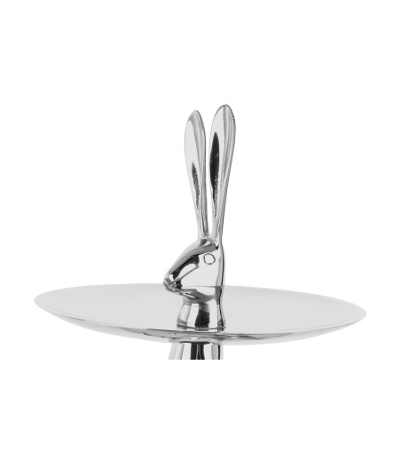 KARE patera / etażerka BUNNY srebrna