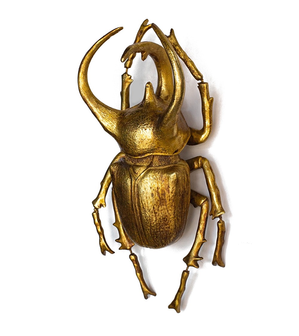 KARE dekoracja ścienna ATLAS BEETLE złota