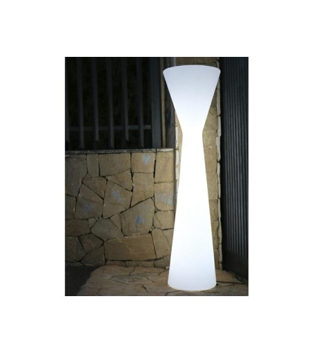 NEW GARDEN lampa podłogowa KONIKA 170 BATTERY biała