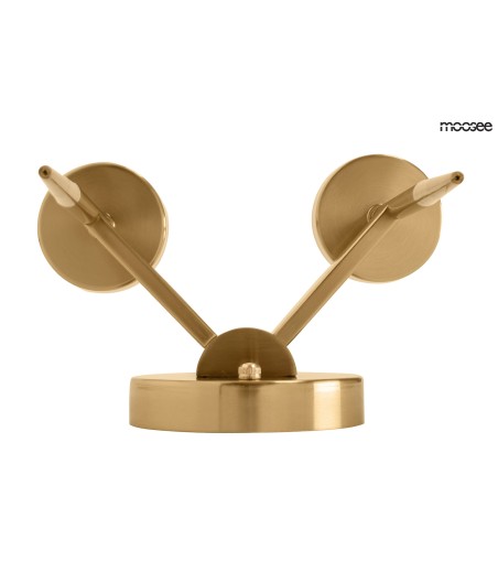 MOOSEE lampa ścienna TORCH TWIN złota