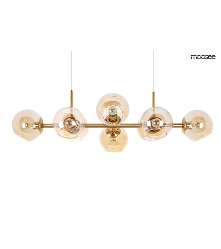 MOOSEE lampa wisząca ROMEO GOLD złota / bursztynowa