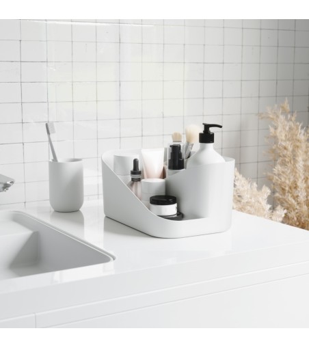 UMBRA organizer kosmetyków GLAM biało-szary