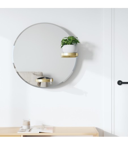 UMBRA lustro ścienne PERCH 60 cm mosiężne