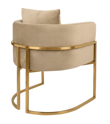 Fotel CHLOE VELVET khaki