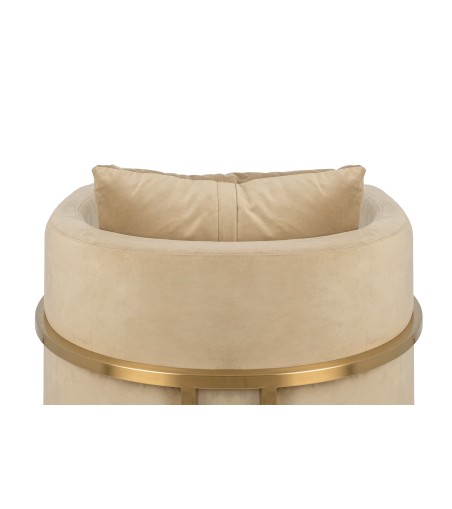 Fotel CHLOE VELVET khaki