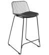 Krzesło barowe MILES czarne 76